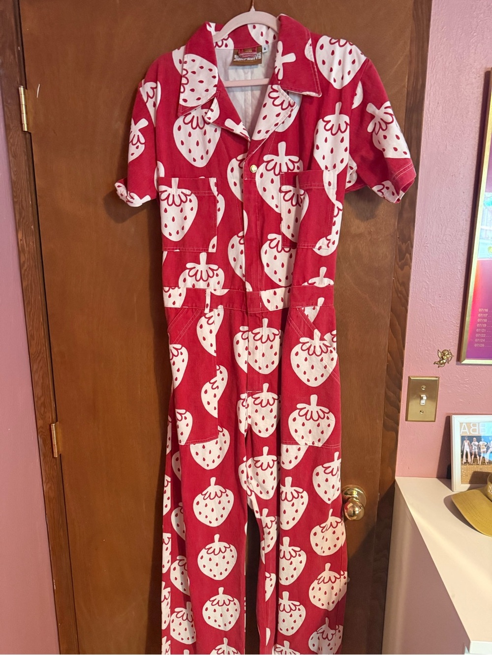 Big Bud Press Strawberry Limited Edition Short-Sleeve Jumpsuit